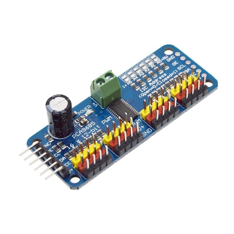 16-Channel Servo Controller for Arduino