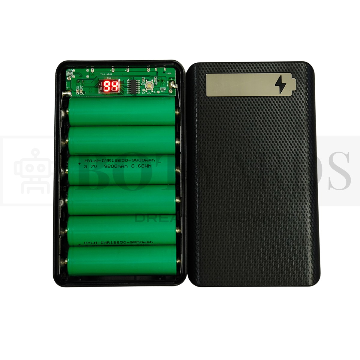 DIY Power Bank Kit with Batteries
