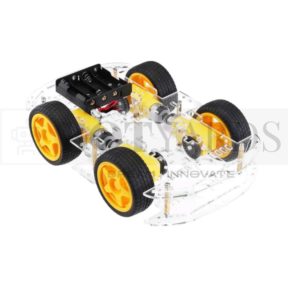 BT Car Kit 4 Wheel Acrylic Chassis Set