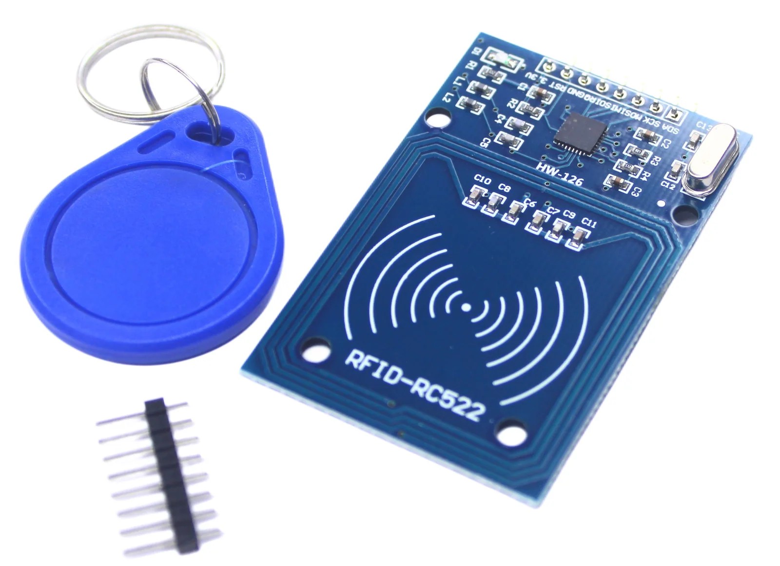 RC522 RFID module+fob + keychain for arduino