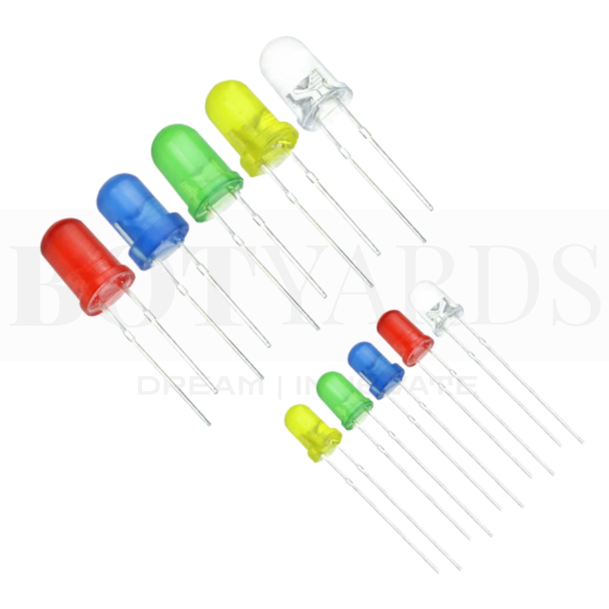 LED Pack 50 Pieces Multi Color Assorted